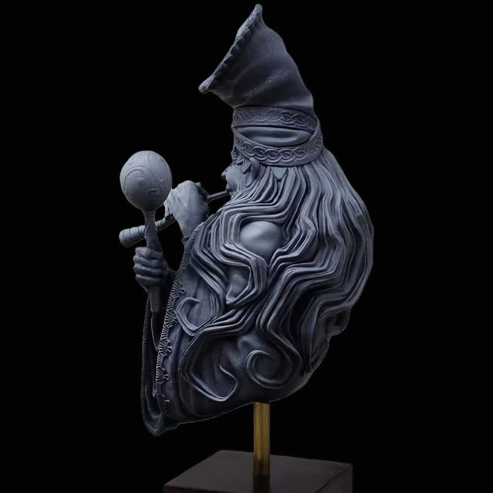 1/10 Elf Sorceress Mage, Resin Model Bust Kit, Fantasy Theme, Unassembled and Unpainted