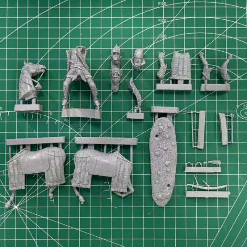 1/32 WWI Russian Cavalry Commander, Resin Model Figure Kit, Unassembled and Unpainted
