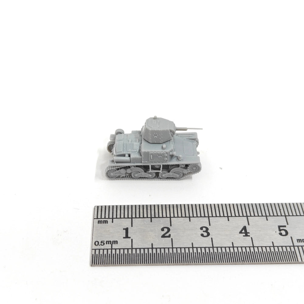 1/144 WWII Italian L6/40 Light Tank, Resin Model Vehicle Kit, Unassembled and Unpainted