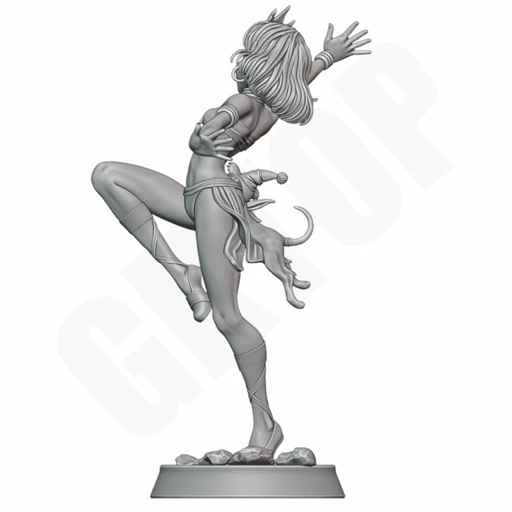 1/24 Exotic Princess Dancer, Resin Model Figure Kit, Unassembled and Unpainted