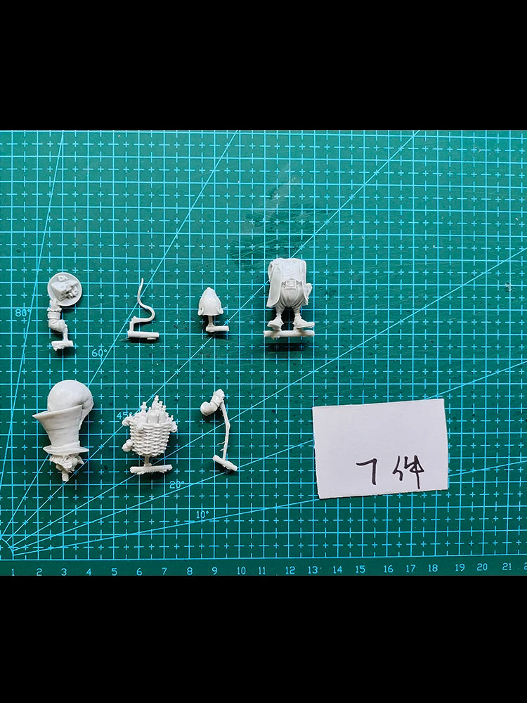 1/32 Dark Fantasy Warrior, 3 Figures, Resin Model Diorama Kit, Fantasy Theme, Unassembled and Unpainted