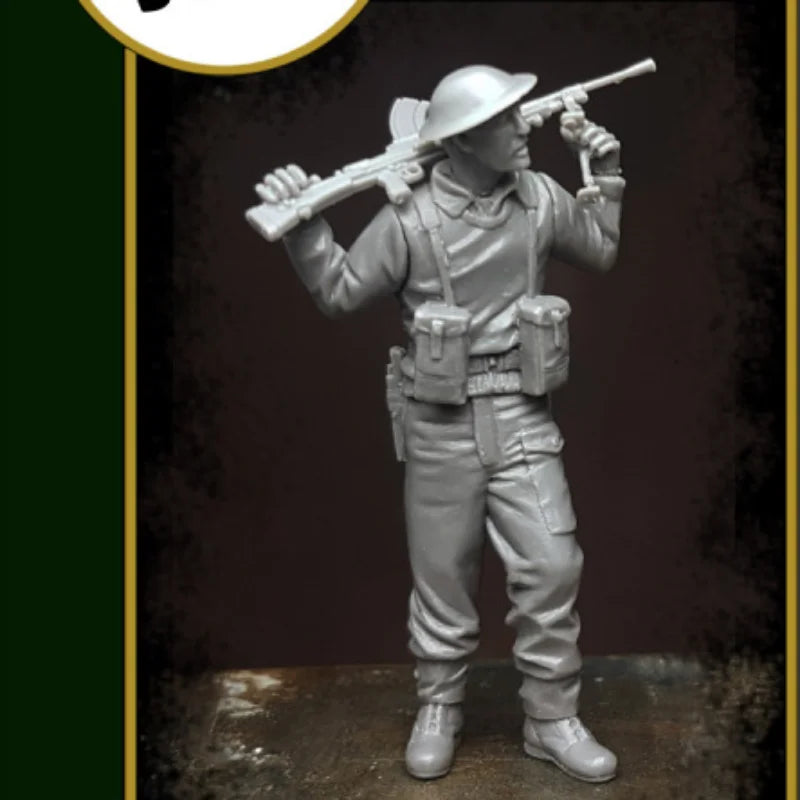1/35 WWII British Army Gunner, Resin Model Figure Kit, Unassembled and Unpainted