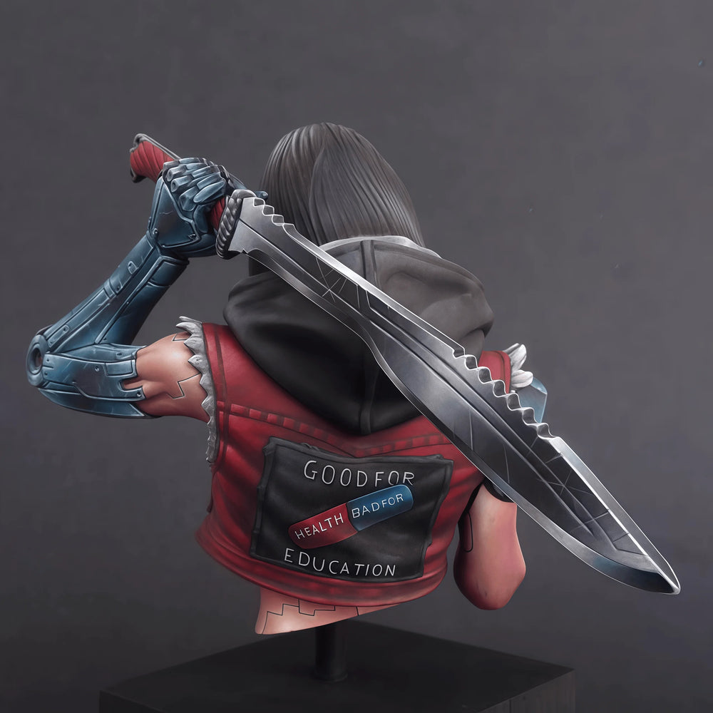 1/10 Female Tactical Warrior, Resin Model Figure Kit, Fantasy Theme, Unassembled and Unpainted