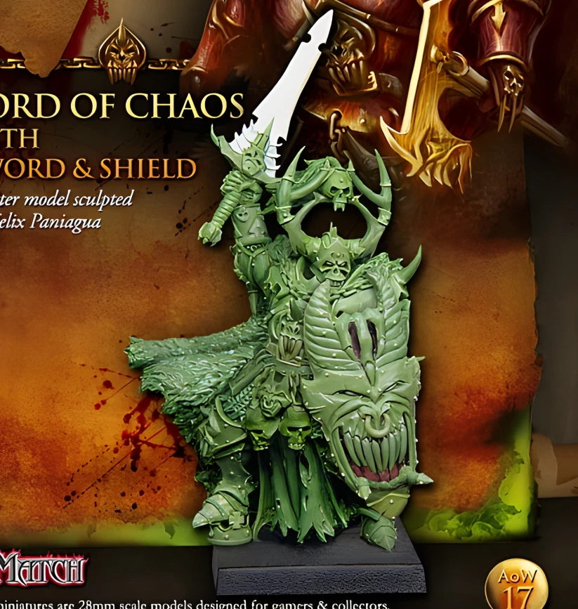 Avatars of War Lord of Chaos, Resin Model Figure Kit, Fantasy Theme, Unassembled and Unpainted