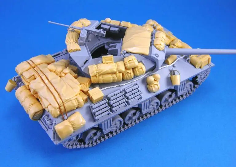 1/35 WWII US Army M10 Stowage Set, Resin Model Vehicle Kit, Unassembled and Unpainted