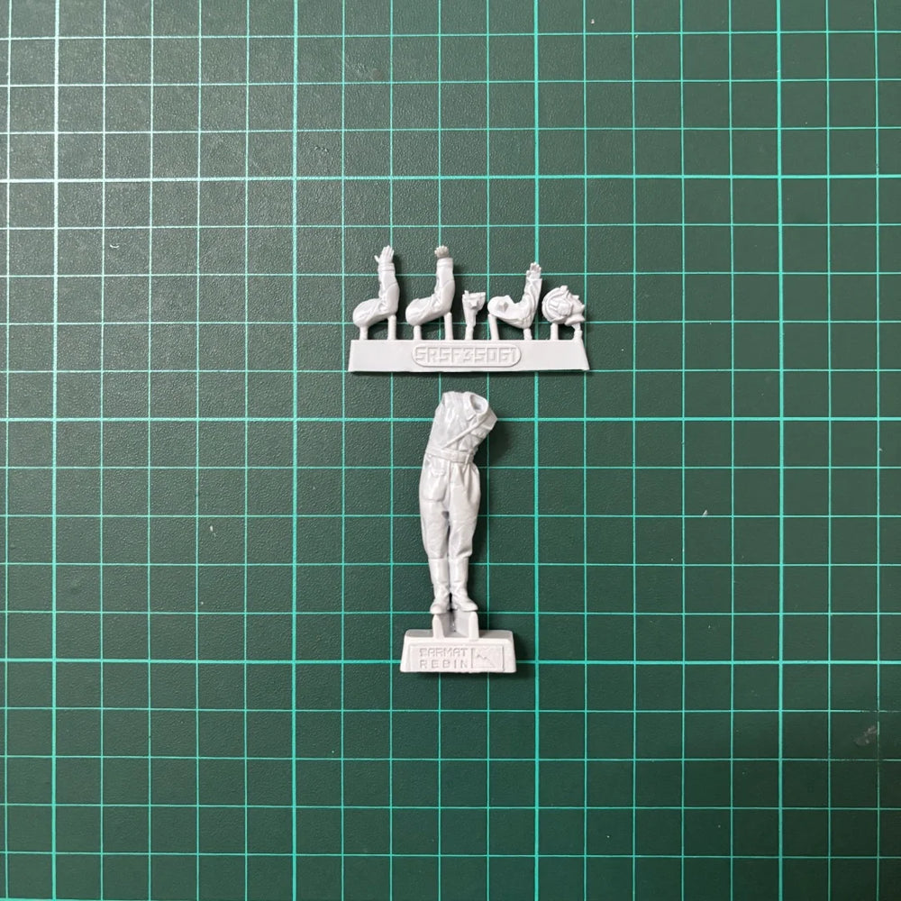 1/35 WWII Soviet Red Army Tank Crew, 2 Figures, Resin Model Figure Kit, Unassembled and Unpainted