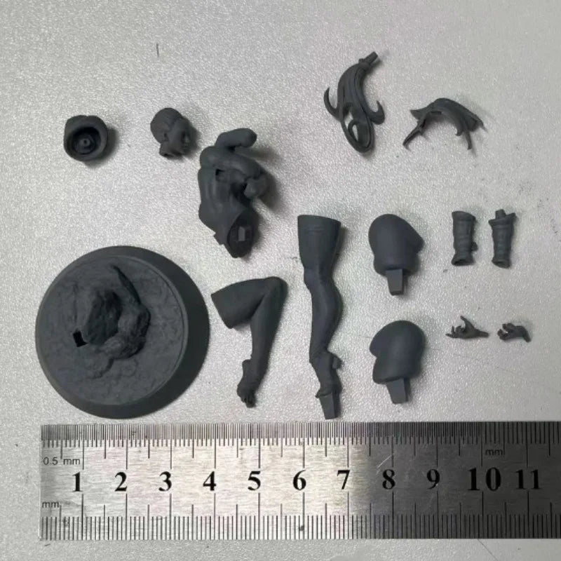 1/24 Fantasy Female Martial Artist, Resin Model Figure Kit, Unassembled and Unpainted