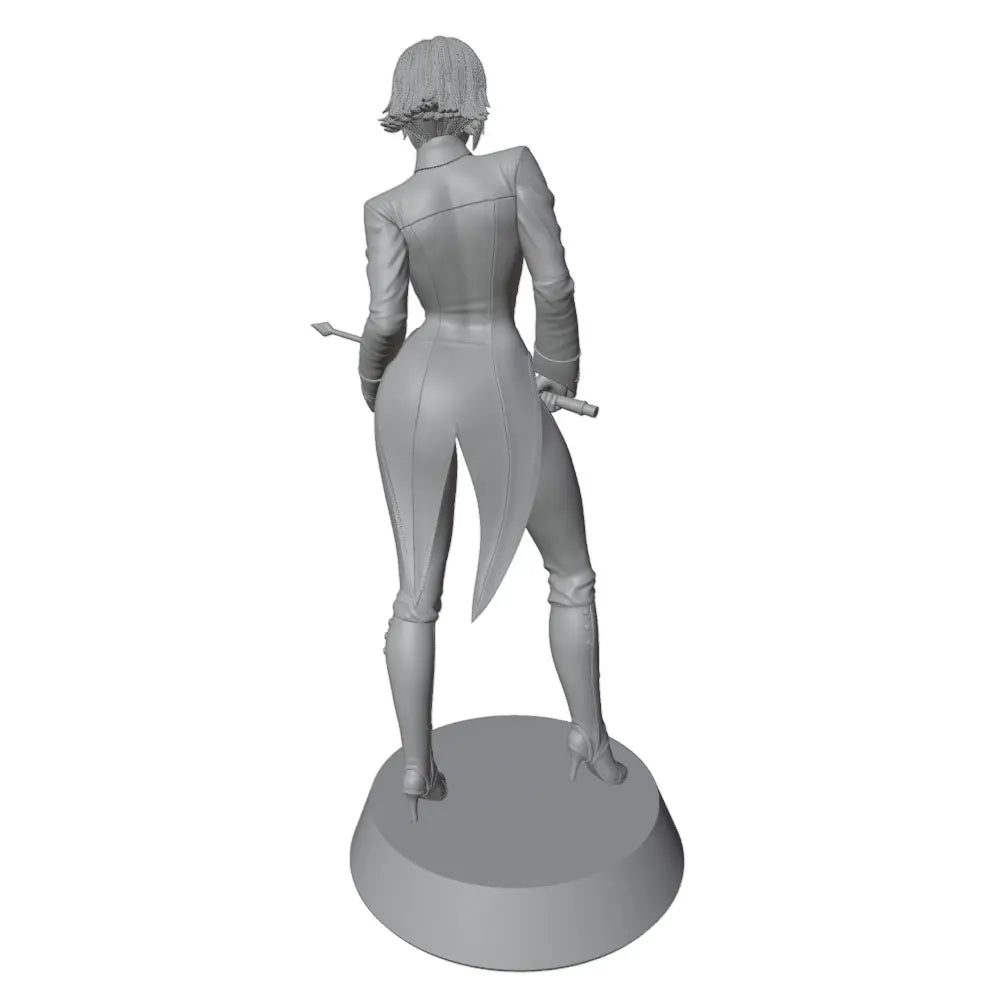 1/24 Female Warrior Pin-up, Resin Model Figure Kit, Unassembled and Unpainted