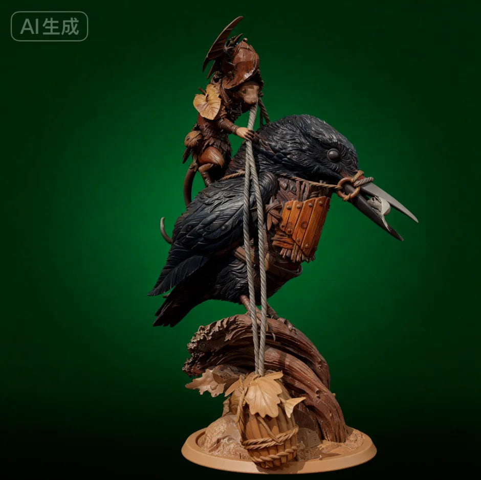 150mm Beast Warrior, Resin Model Figure Kit, Fantasy Theme, Unassembled and Unpainted