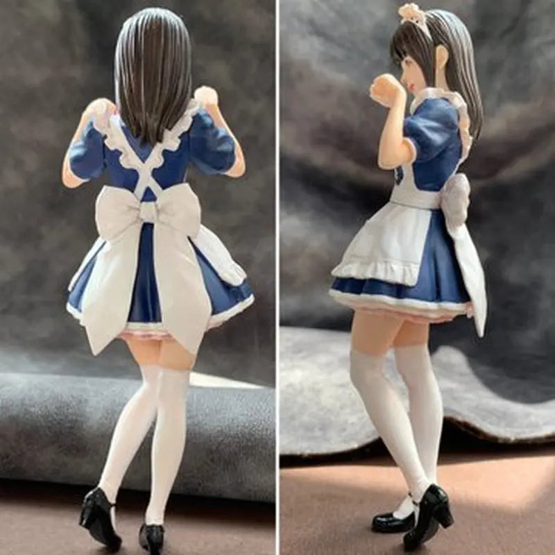 1/12 Maid Student, Resin Model Figure Kit, Anime Theme, Unassembled and Unpainted