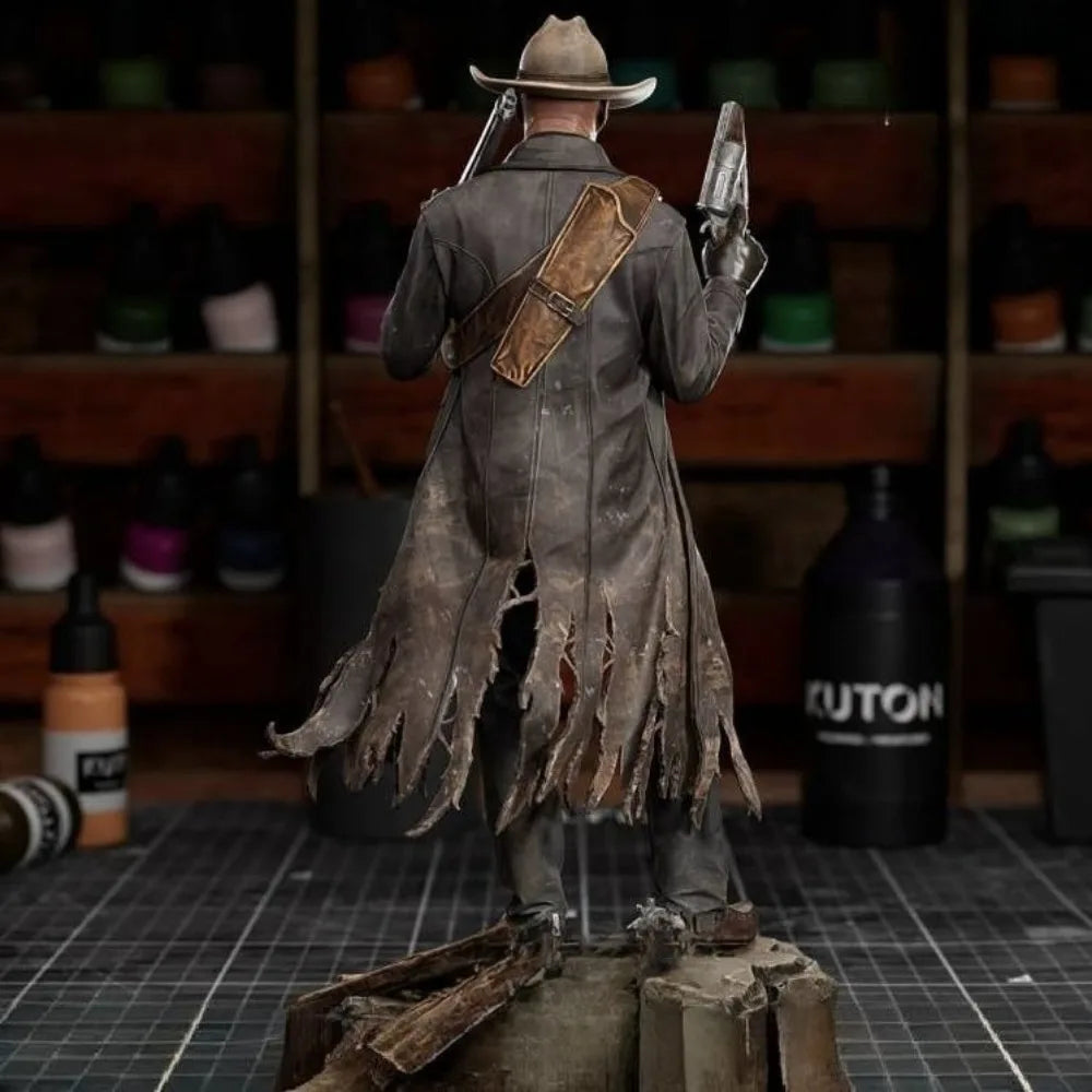 Wasteland Ghoul Cowboy, Resin Model Figure Kit, Fantasy Theme, Unassembled and Unpainted