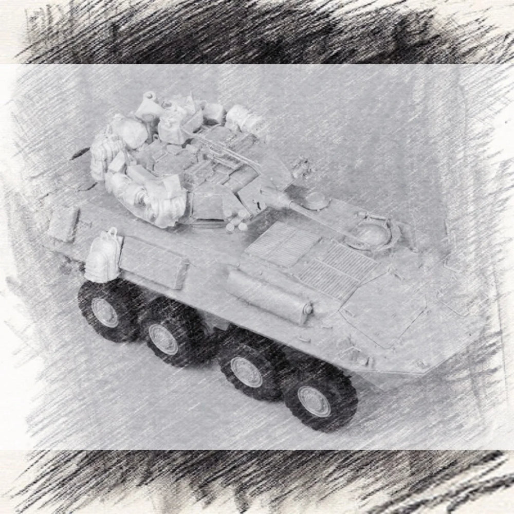 1/35 Modern Australian ASLAV, Resin Model Vehicle Kit, Unassembled and Unpainted