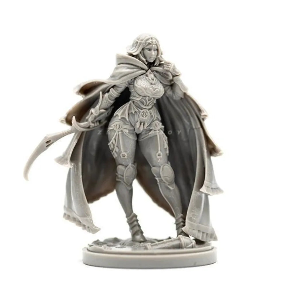 38mm Goddess Warrior Series, 16 Figures, Resin Model Figure Kit, Fantasy Theme, Unassembled and Unpainted