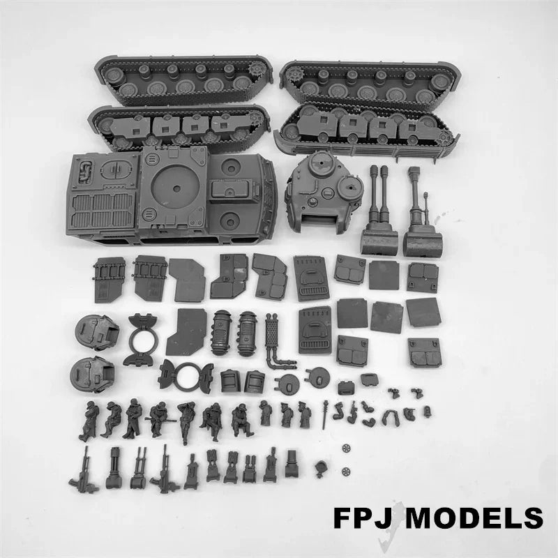 28mm Modern Heavy Battle Tank, Resin Model Vehicle Kit, Unassembled and Unpainted