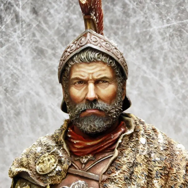 1/10 Ancient Hannibal Barca, Resin Model Bust Kit, Unassembled and Unpainted