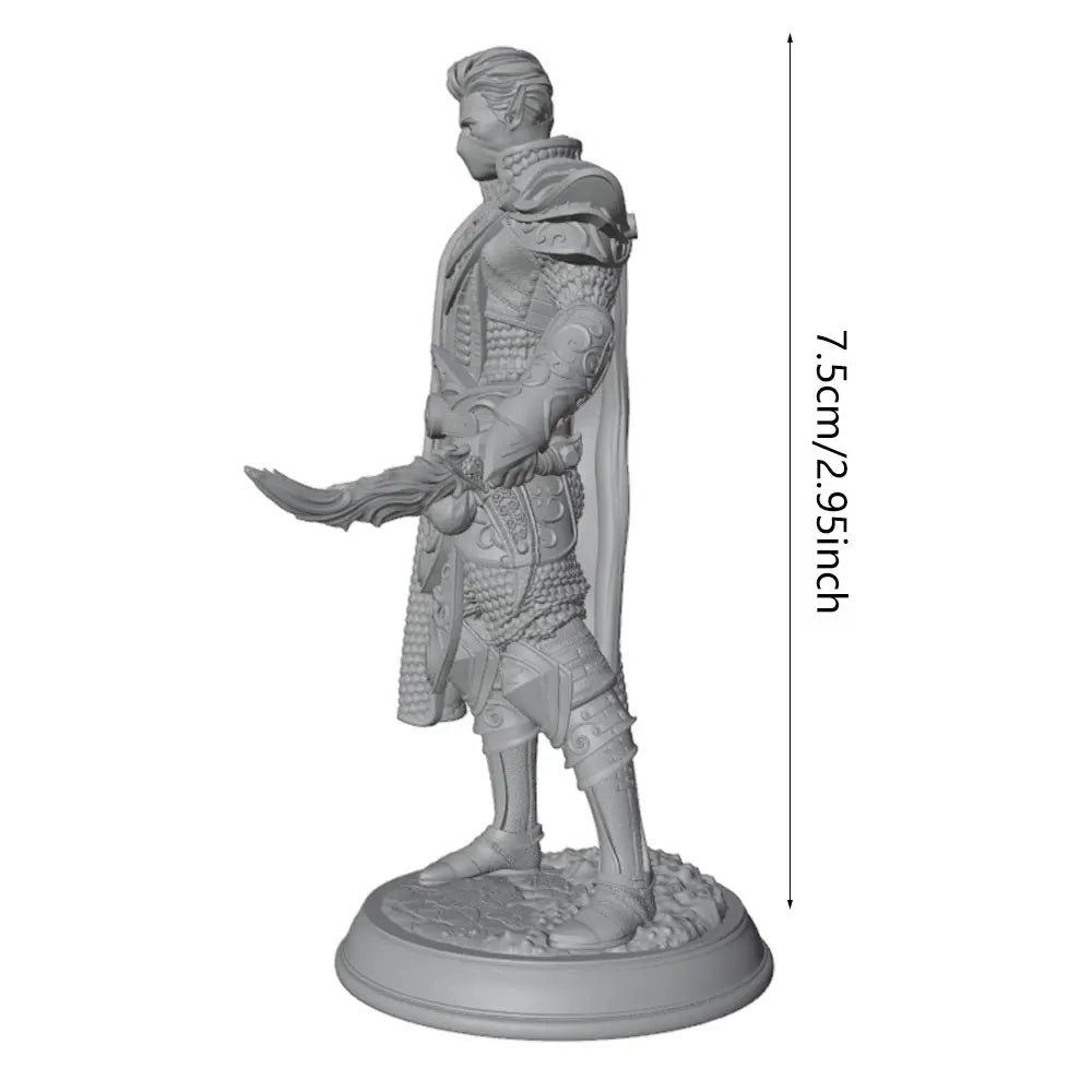 1/24 Two-Handed Sword Warrior, Resin Model Figure Kit, Fantasy Theme, Unassembled and Unpainted