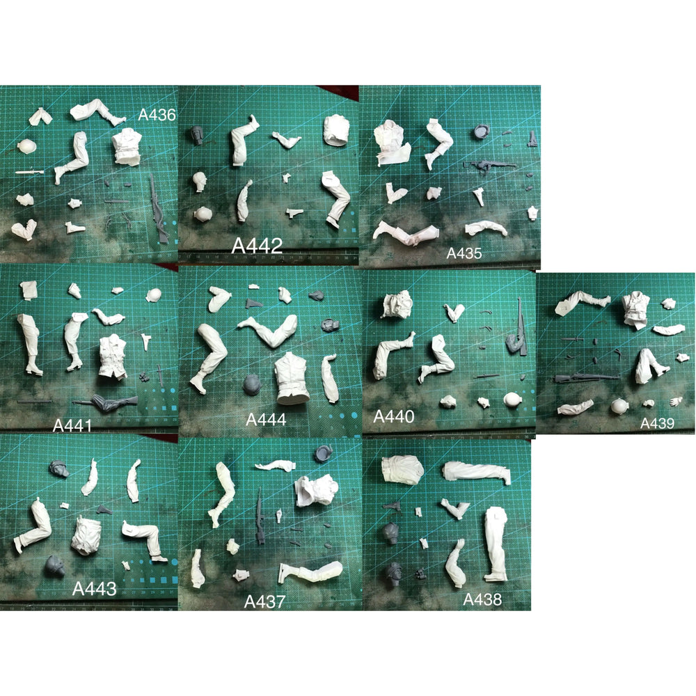 1/16 Modern American Soldier in Tactical Gear, Resin Model Figure Kit, Unassembled and Unpainted