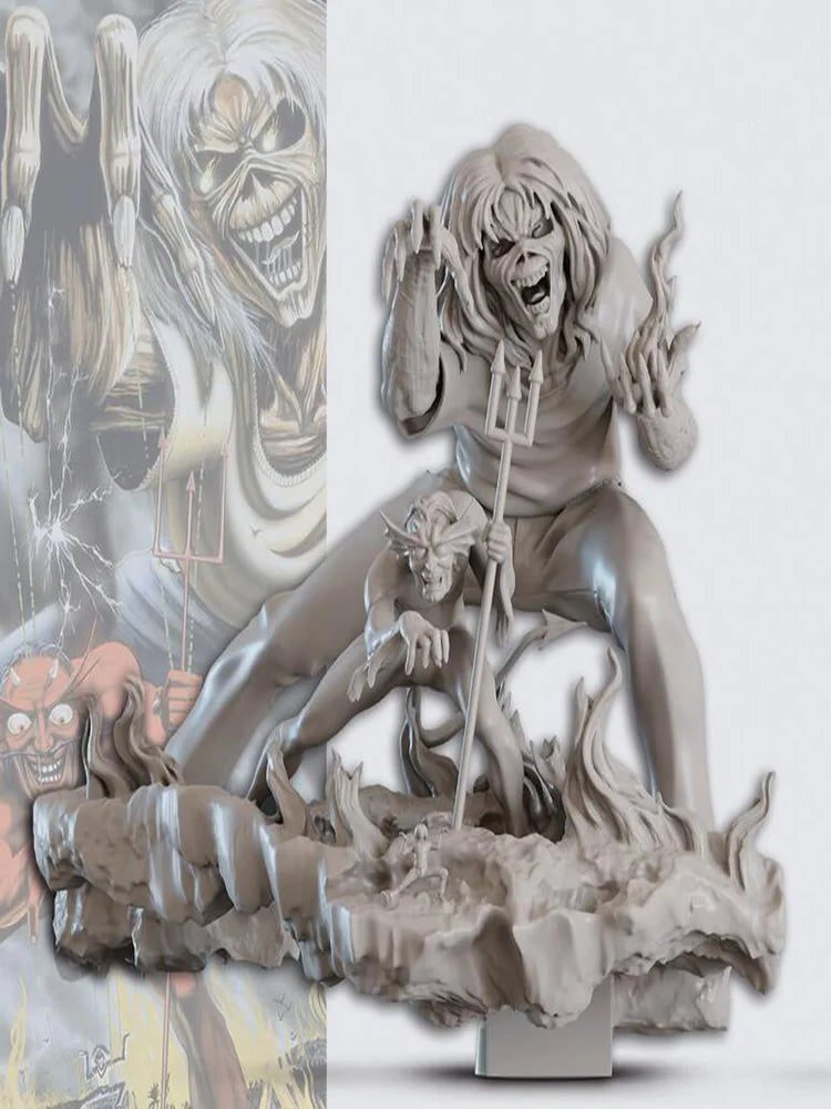 1/24 Demonic Female, Resin Model Figure Kit, Fantasy Theme, Unassembled and Unpainted