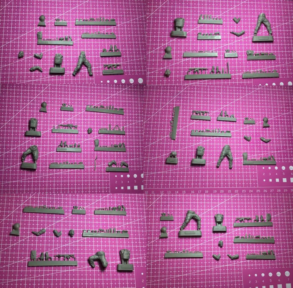 1/35 Modern US MARSOC Operators, 5 Figures, Resin Model Figure Kit, Unassembled and Unpainted