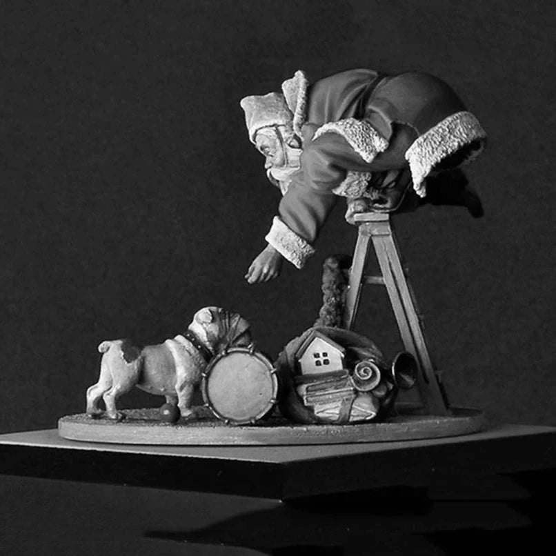 1/32 Colonial Surveyor, 2 Figures, Resin Model Terrain Kit, Historical Theme, Unassembled and Unpainted