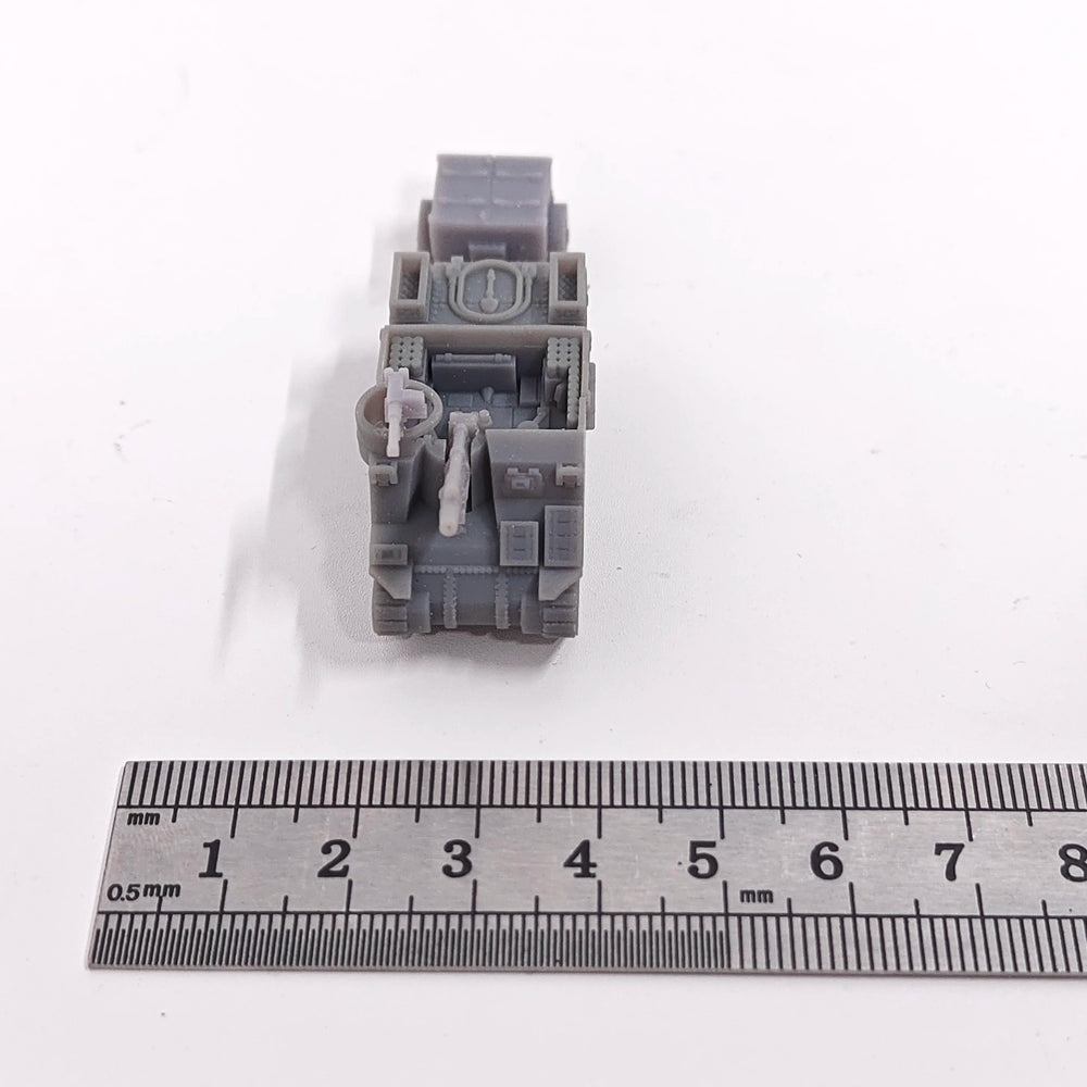 1/144 WWII Allied M7 Priest, Resin Model Vehicle Kit, Unassembled and Unpainted