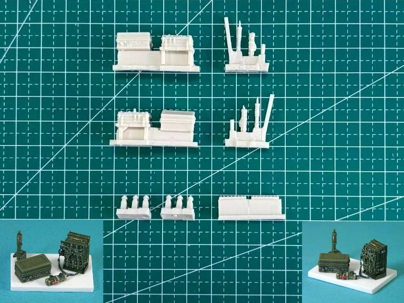 1/35 WWII Radio Communications Set, Resin Model Accessory Kit, Unpainted