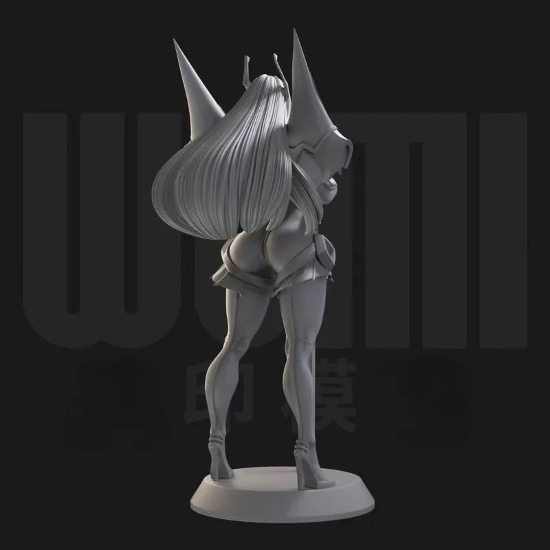 1/24 Angel Warrior with Wings, Resin Model Figure Kit, Fantasy Theme, Unassembled and Unpainted