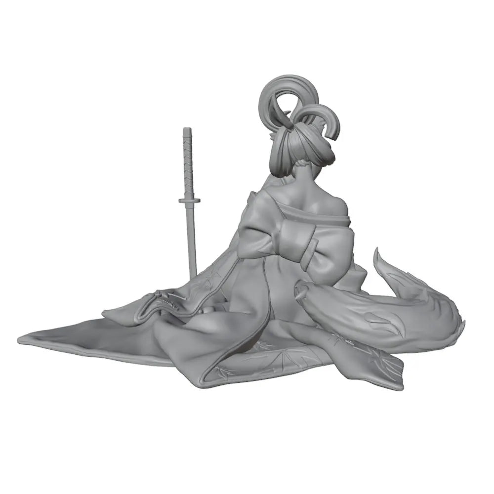 1/24 Spear Warrior, Resin Model Figure Kit, Fantasy Theme, Unassembled and Unpainted