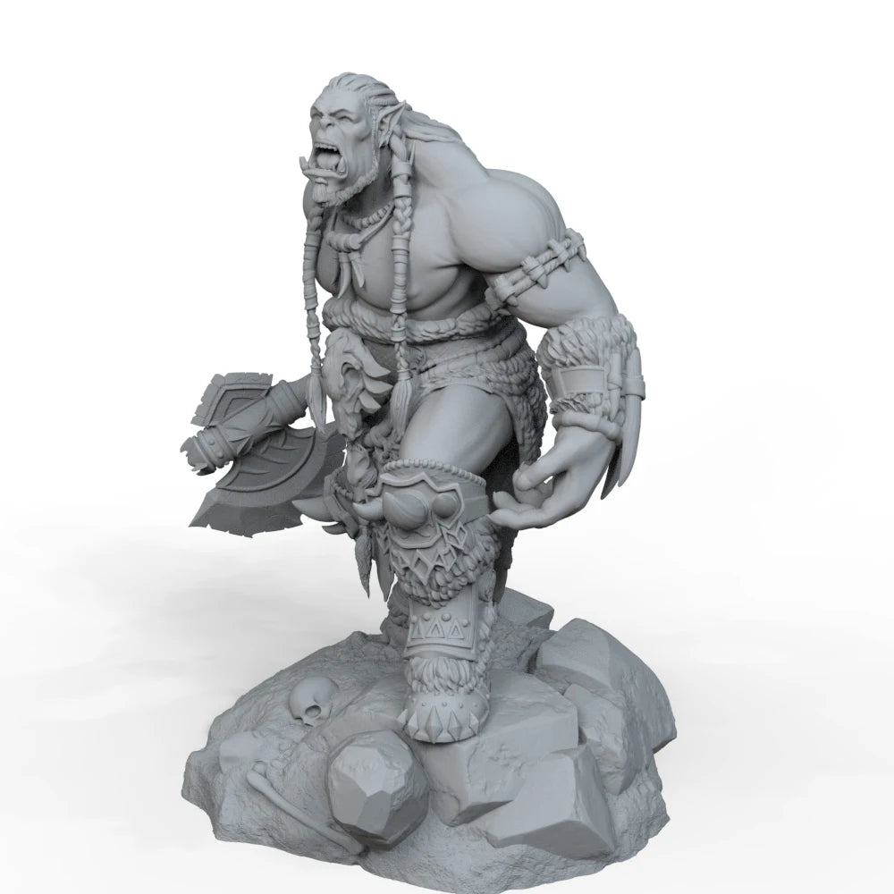 1/35 ORC Warriors, 5 Figures, Resin Model Figure Kit, Fantasy Theme, Unassembled and Unpainted
