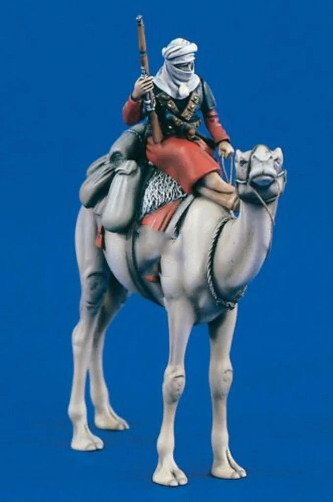 1/35 British Colonial Officer on Camel, Resin Model Figure Kit, Military Theme, Unassembled and Unpainted