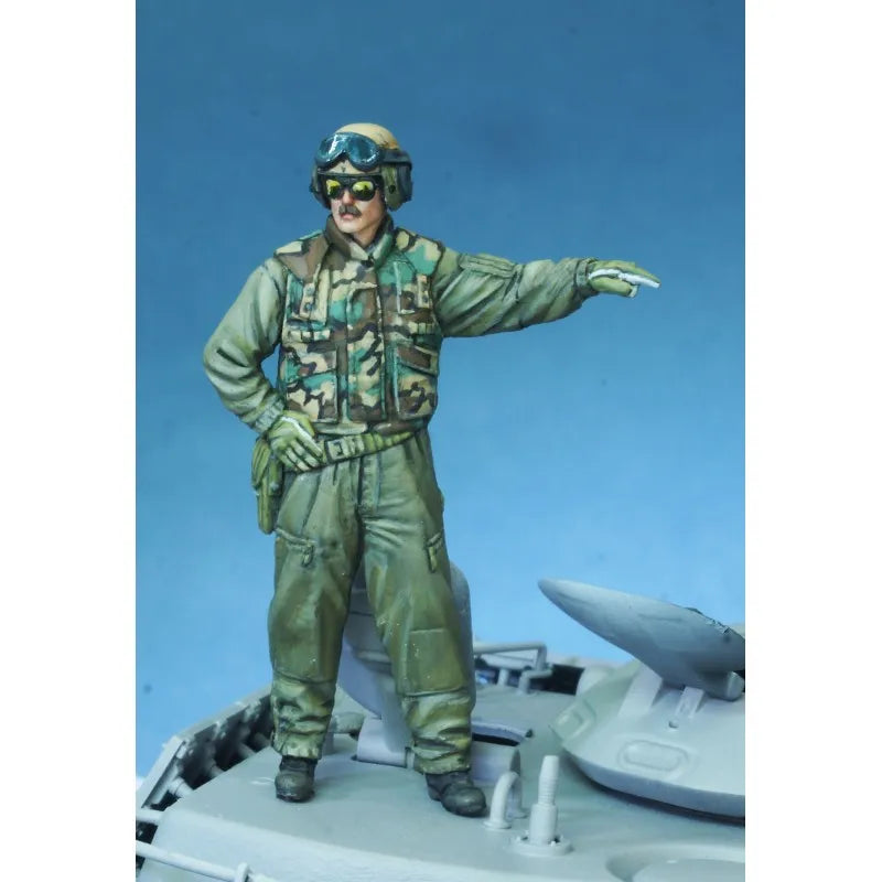 1/35 Cold War USMC Tanker, Resin Model Figure Kit, Unassembled and Unpainted
