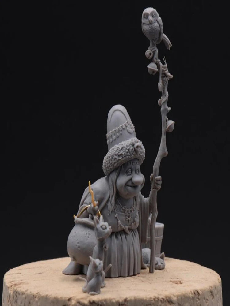 1/32 Medieval Fantasy Dwarf Officer, Resin Model Figure Kit, Unassembled and Unpainted