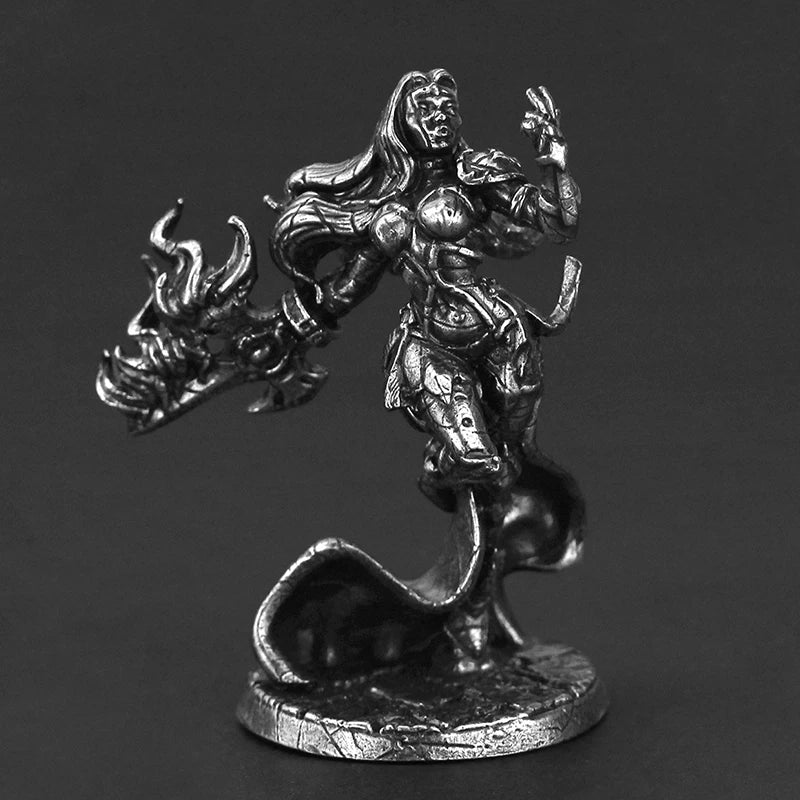 35mm Rat Man Swordsman Elf & Orc, 4 Figures, Resin Model Figure Kit, Fantasy Theme, Unassembled and Unpainted