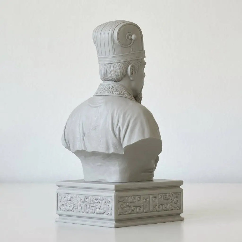 Ancient Chinese Strategist Busts, 3 Figures, Resin Model Bust Kit, Unassembled and Unpainted