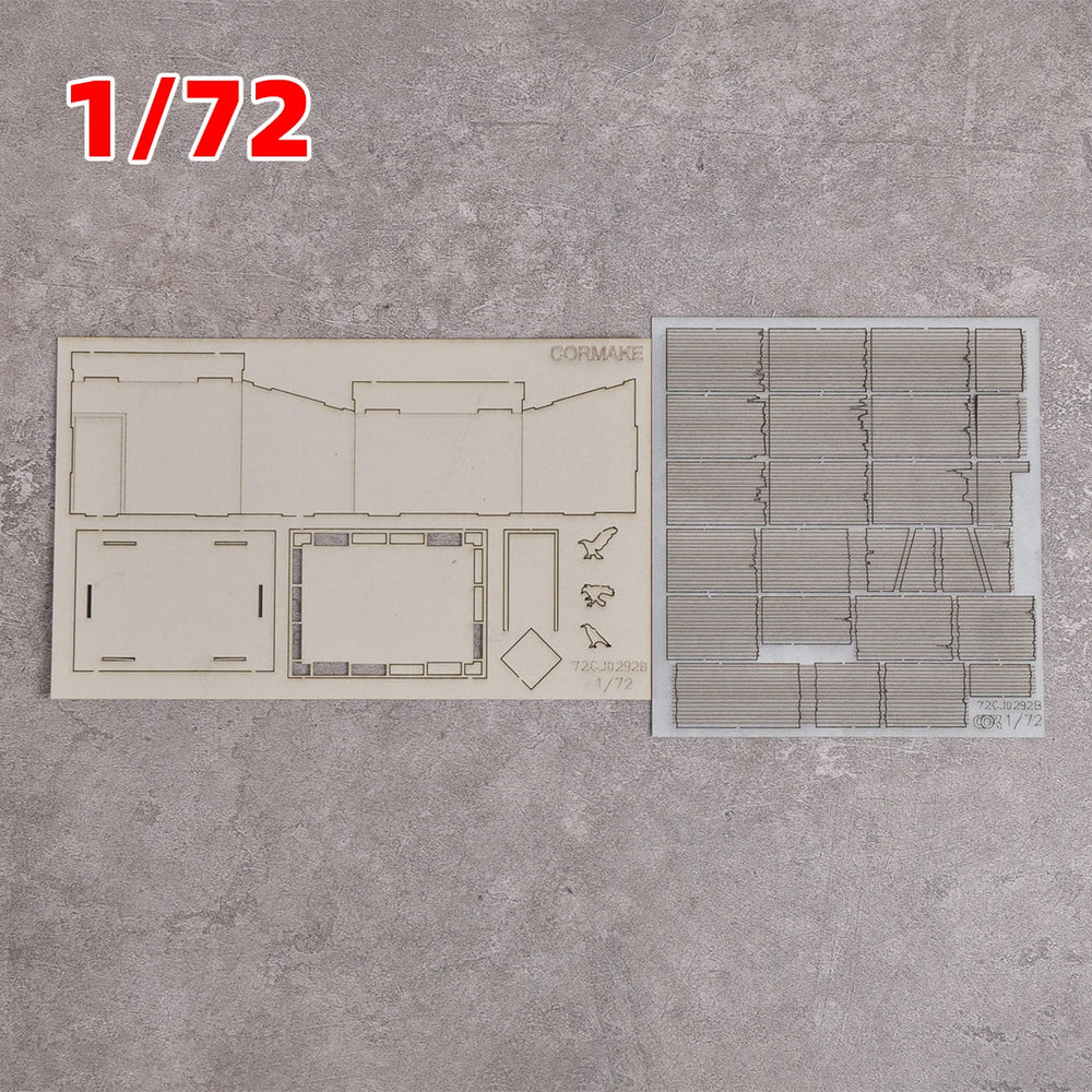 1/35 Rural Log Cabins, Resin Model Diorama Kit, Historical Theme, Unassembled and Unpainted