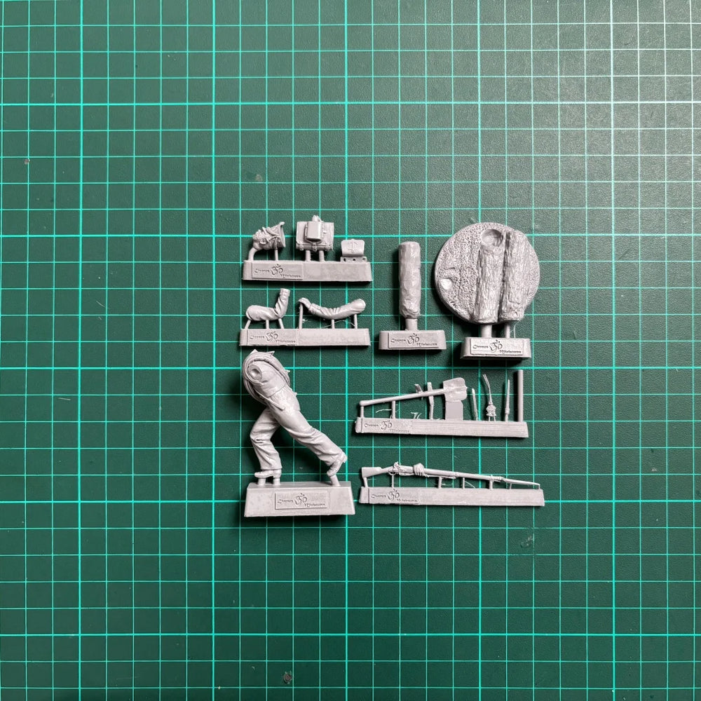54mm Modern Russian Guards Navy Sailor, Resin Model Figure Kit, Unassembled and Unpainted