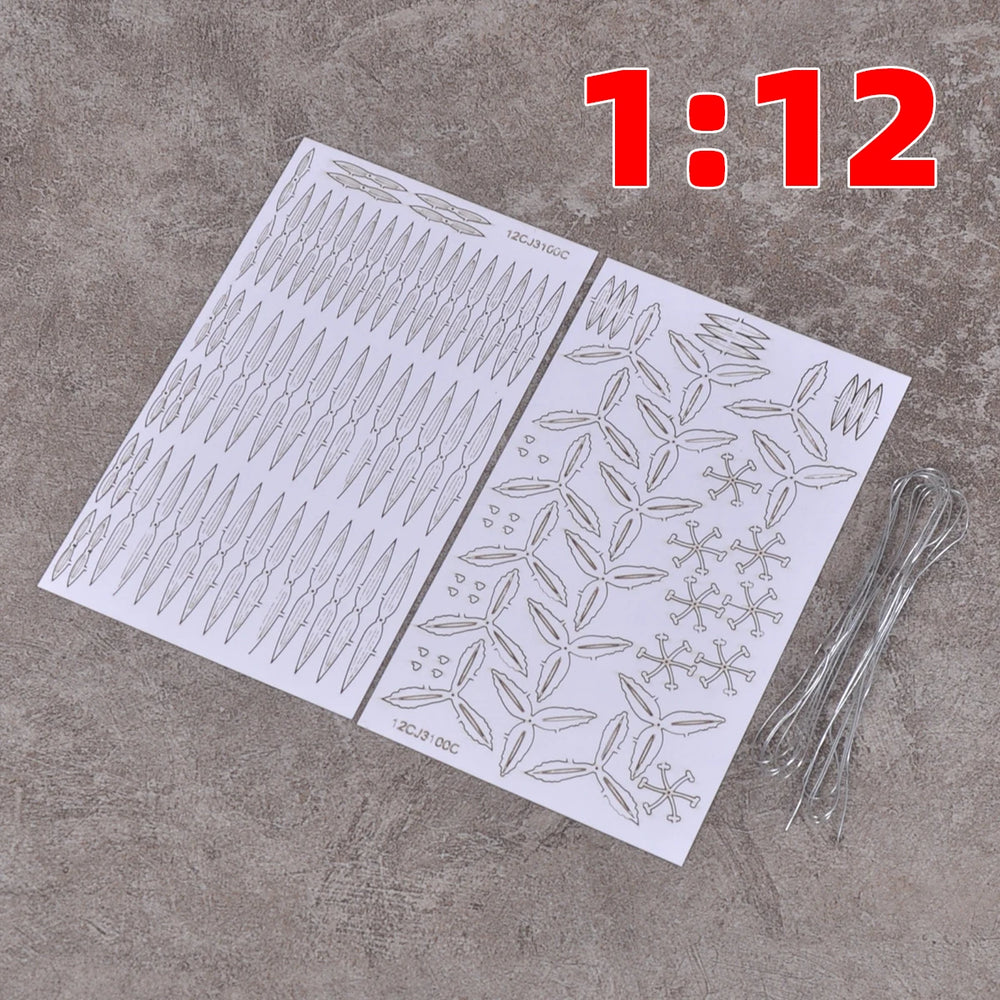 1/12 Lily Flowers, Resin Model Accessory Kit, Wildlife Theme, Unpainted