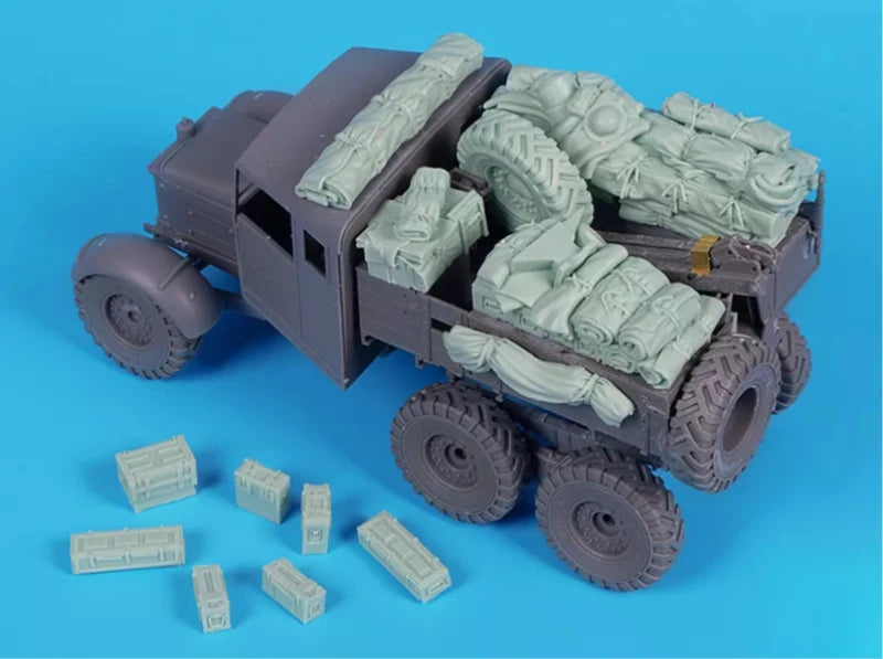 1/35 WWII Soviet Heavy Breakdown Tractor SV2S, Resin Model Vehicle Kit, Unassembled and Unpainted