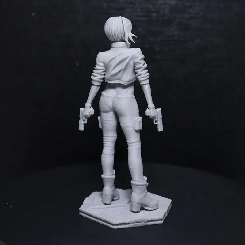 75mm Tactical Agent Girl, Resin Model Figure Kit, Anime Theme, Unassembled and Unpainted