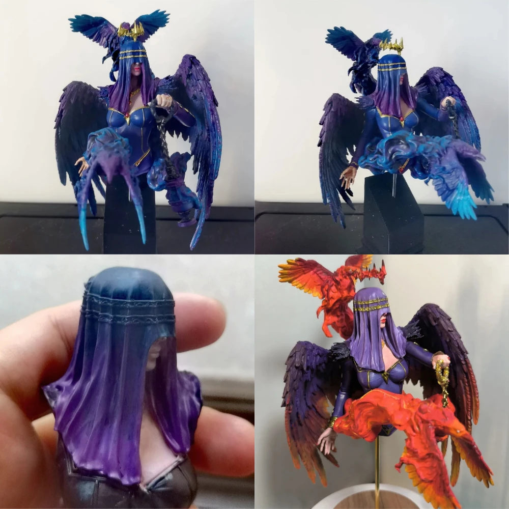 1/10 Raven Messenger, Resin Model Bust Kit, Fantasy Theme, Unassembled and Unpainted