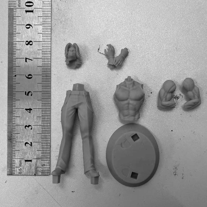 1/24 King of Fighters Rugal, Resin Model Figure Kit, Anime Theme, Unassembled and Unpainted