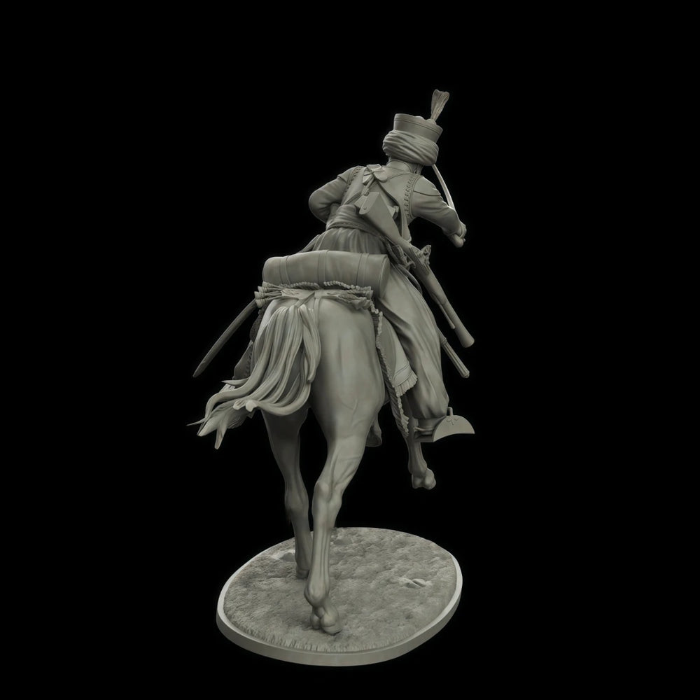 1/30 Napoleonic Mameluke Imperial Guard, 3 Figures, Resin Model Figure Kit, Unassembled and Unpainted