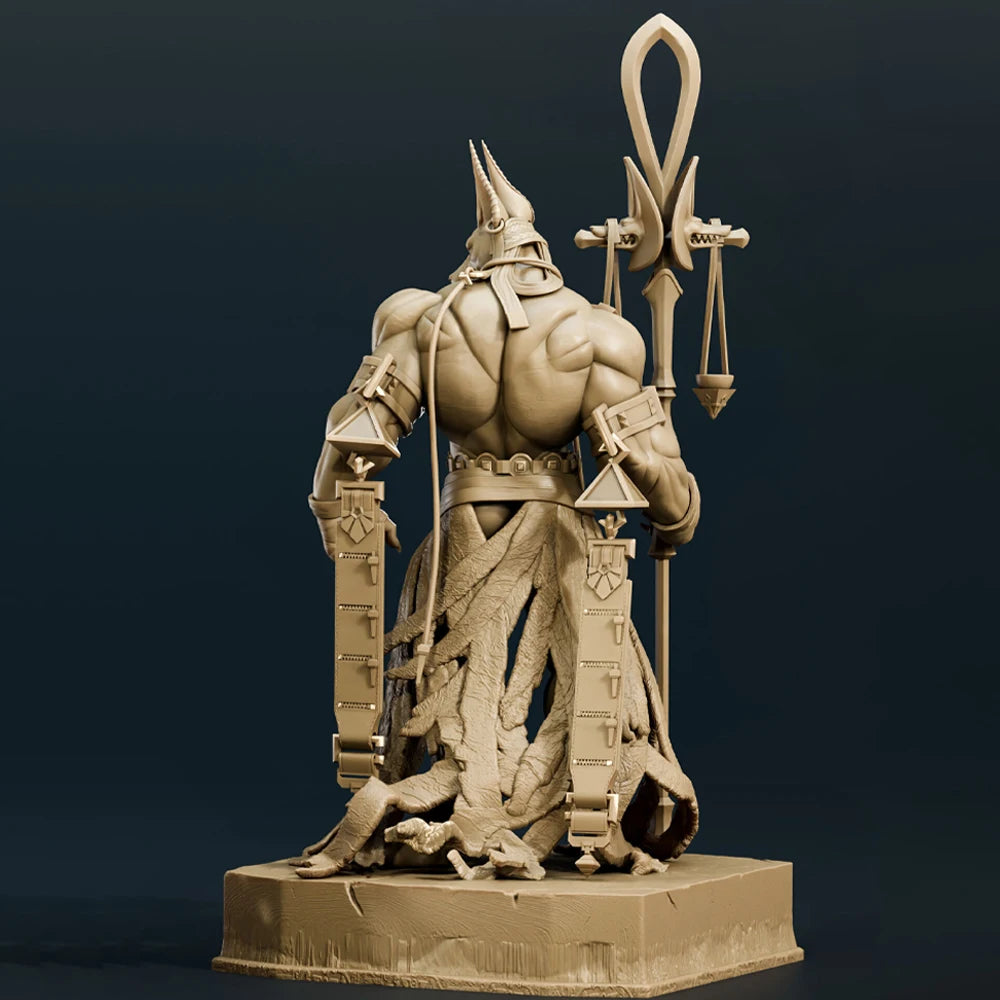 1/24 Anubis Warrior, Resin Model Figure Kit, Mythology Theme, Unassembled and Unpainted