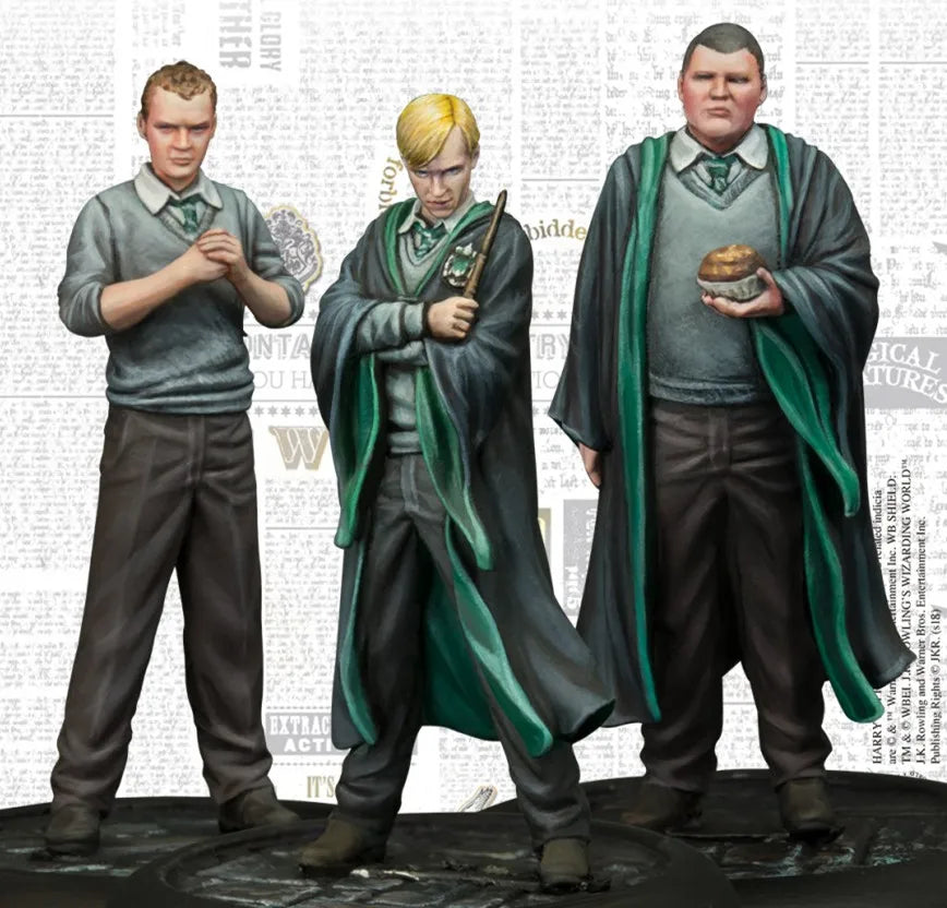 35mm Wizards in House Robes Set, 3 Figures, Resin Model Figure Kit, Fantasy Theme, Unassembled and Unpainted