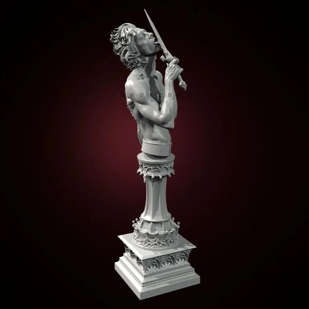 90mm Classical Male Torso, Resin Model Bust Kit, Unassembled and Unpainted