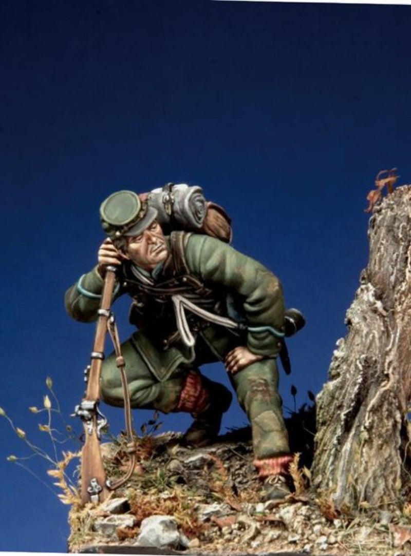54mm WWI American Soldier, Resin Model Figure Kit, Unassembled and Unpainted