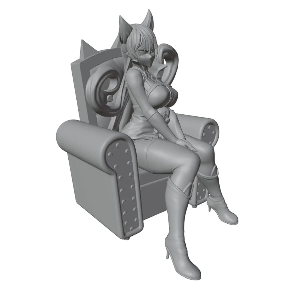 75mm Fantasy Pinup Demon, Resin Model Figure Kit, Unassembled and Unpainted