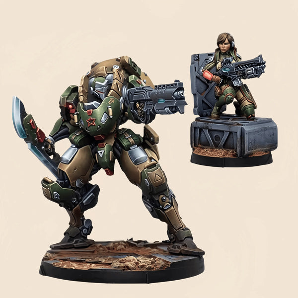 Modern Mercenary Tactical Mecha, Resin Model Figure Kit, Sci-Fi Theme, Unassembled and Unpainted