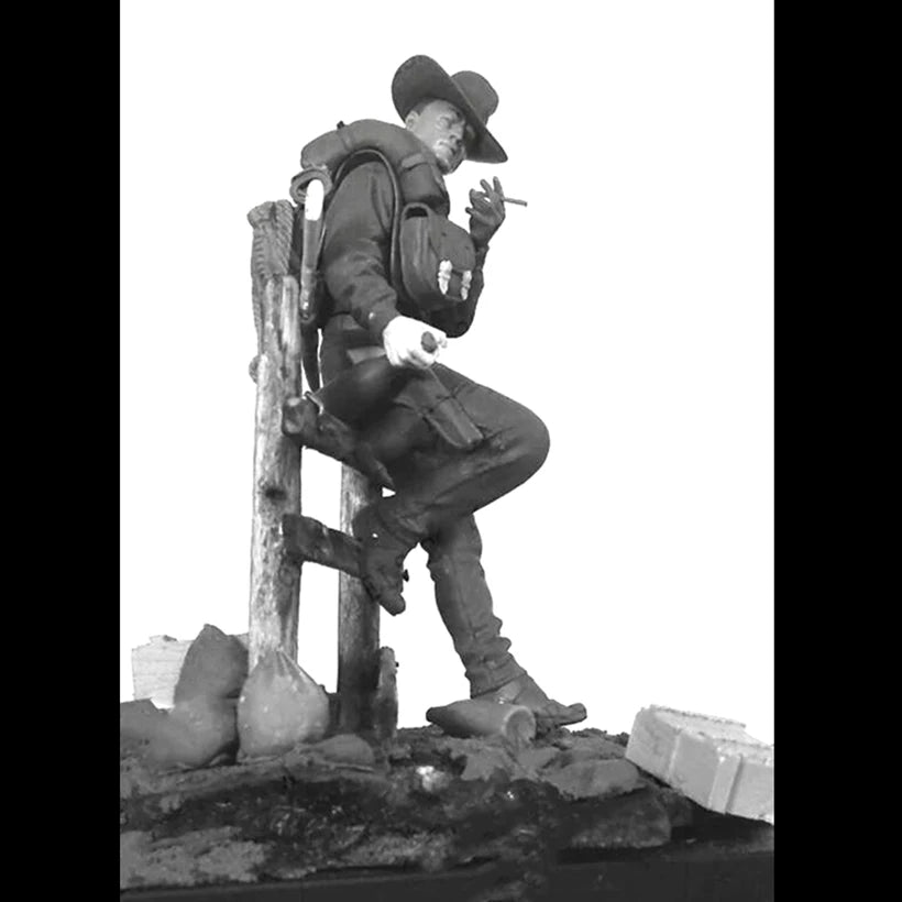 1/24 American Civil War Wild West Gunslinger, Resin Model Figure Kit, Unassembled and Unpainted