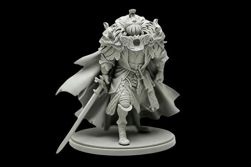 54mm Black Knight Limited, Resin Model Figure Kit, Fantasy Theme, Unassembled and Unpainted